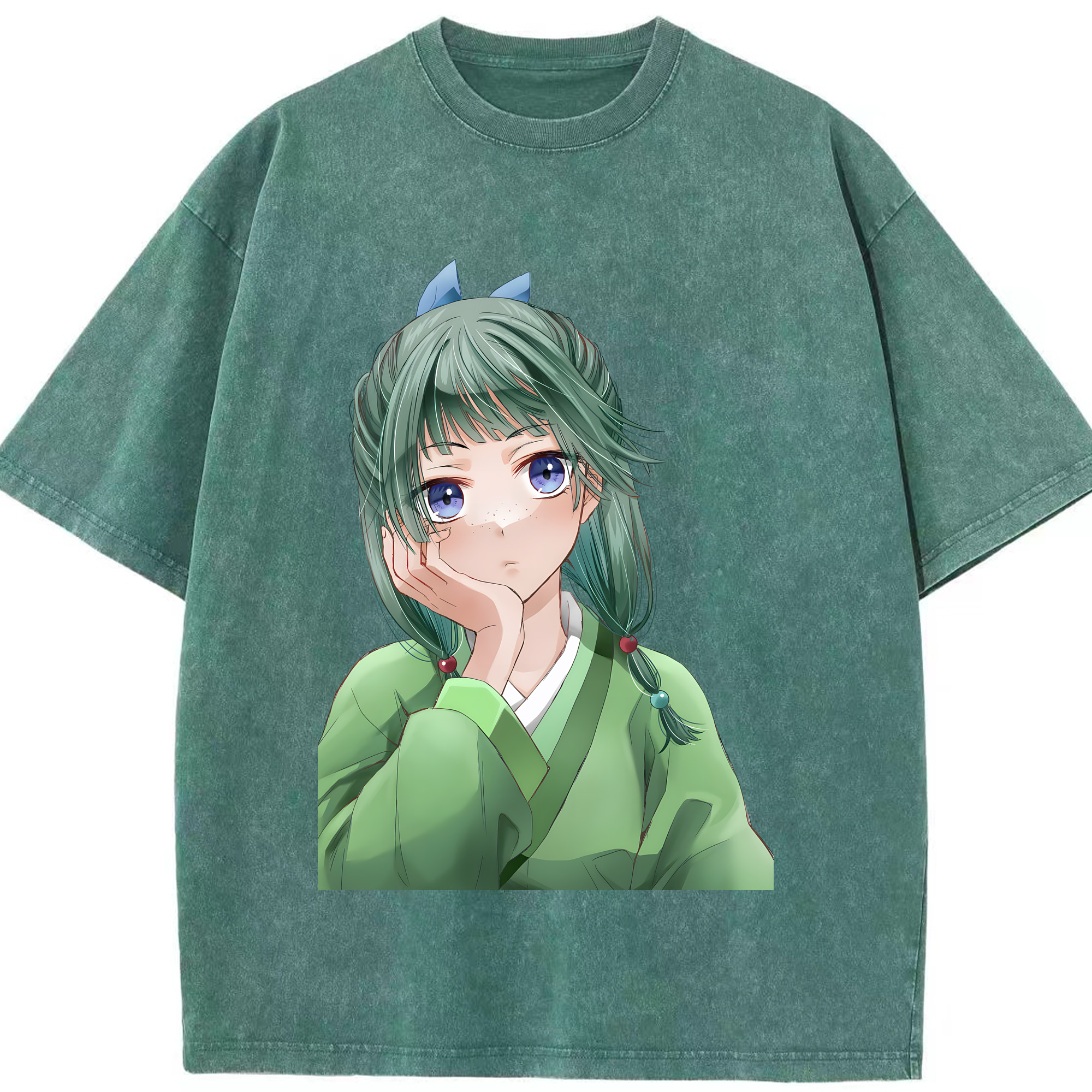 （画像用） 薬屋のひとりごと The Apothecary Diaries 綿100% ヴィンテージ風 半袖Tシャツ（フロントプリント）
